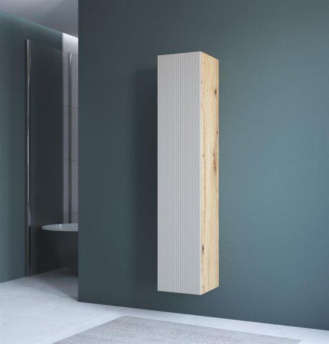 AVIOLA Пенал 1 дверний колір дуб/ кашемір
розмір 33/35/165 cm