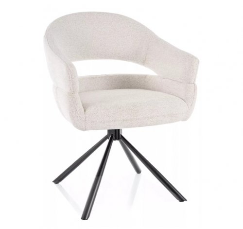 Крісло поворотне Borgo Raven Signal бежевий