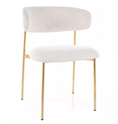 Стілець Elton Raven Signal бежевий/золотий