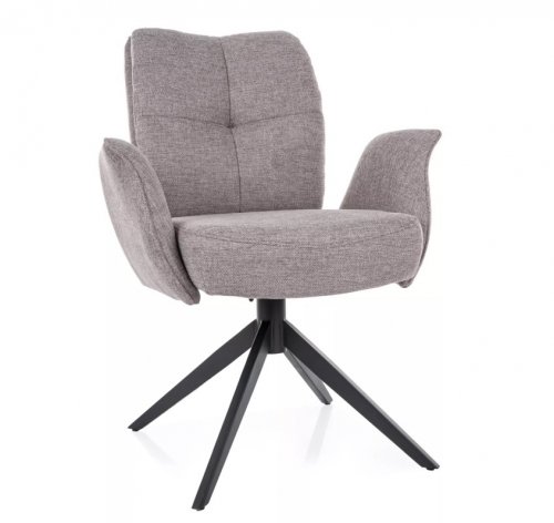 Крісло поворотне Wing Brego Signal сірий WINGBRCSZ