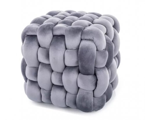 Пуф Faris Velvet Signal сірий