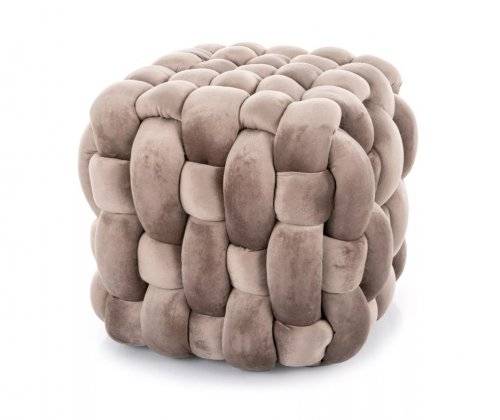 Пуф Faris Velvet Signal темний беж