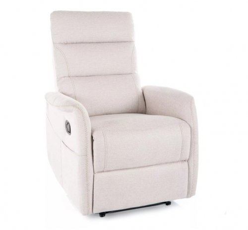 Крісло-реклайнер із функцією масажу Jupiter M Brego Signal світло-бежевий JUPITERMBRJBE22
