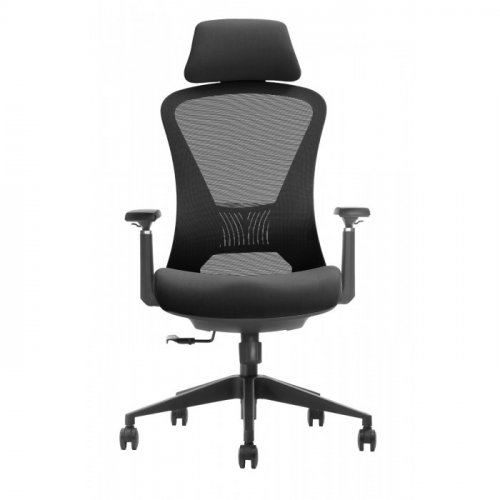 Крісло офісне MAGNUS LUX чорна тканина/чорний каркас