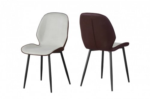 Стілець Аякс, чорний/ бежевий