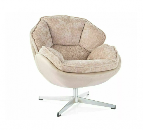 Крісло Signal Betty fabric+leatherette античний рожевий (BETTYRA)