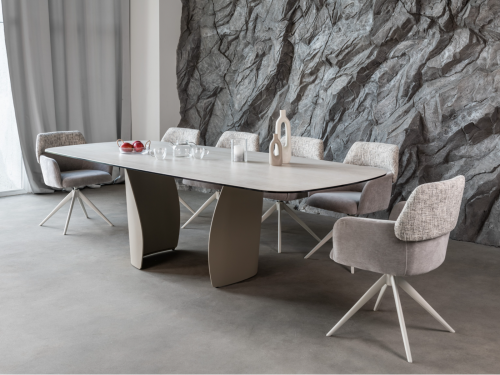 Керамічний стіл Паола TML-1265 сендвейв + бежевий