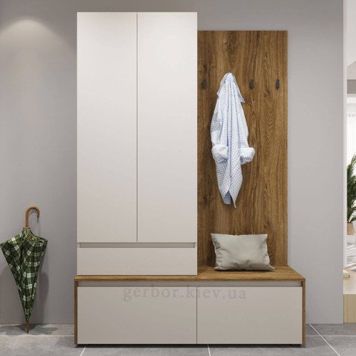 Мини-прихожая Анси Гербор кашемир / дуб травиата (BRW14489)