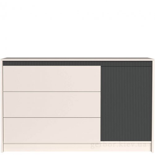 МОНАКО Комод KOM1D3S Гербор колір: кашемір / елегантний сірий софт тач
ширина:136 см
висота:84 см
глибина:46 см