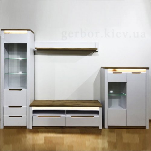 СОЛОМІЯ Вітальня БРВ (ВМК)
ширина:302 см
висота:207 см
глибина:45 см