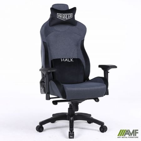 Крісло геймерське VR Racer Textile Halk чорний Код товару: 555572