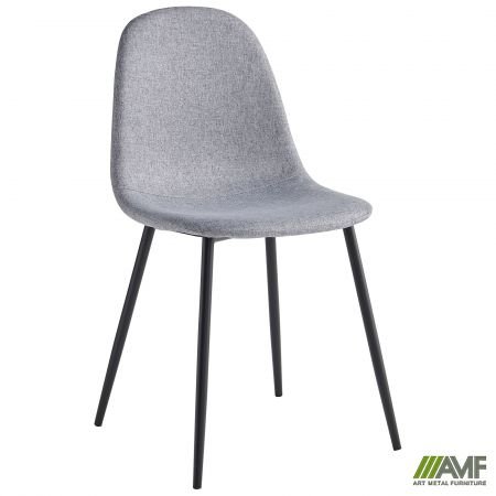 Стілець Лучія чорний світло-сірий Код товару: 555637