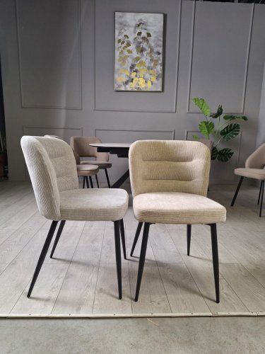 Кліф стілець металевий колір сірий бежевий
розмір 500*570*820  см