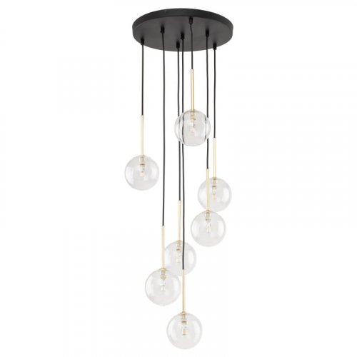 TK-Lighting NILOS BLACK / GOLD 7 5362