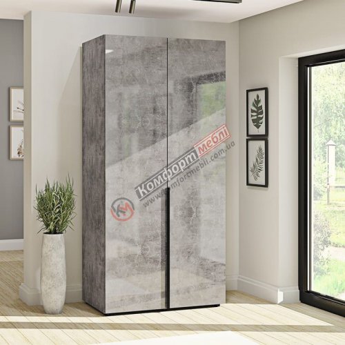 Маленька шафа Флекс 800 мм ДСП фасад Бетон світлий 2 дверна
Розміри:
Ширина - 800 мм
Висота - 2070 мм
Глибина - 570 мм
Матеріал корпуса - ДСП, по краю обклеєний крайкою ПВХ.
Матеріал фасада - фарбований з ДСП 16 мм покритий високоглянцевим УФ