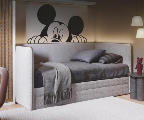 Ліжко кутове Luno/Луно з механізмом