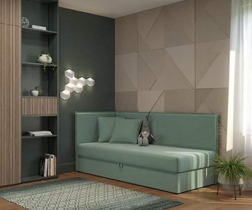 Угловая кровать Перси
Размер габаритный, мм	2045x843x927
Размер спального места, мм	2000x800