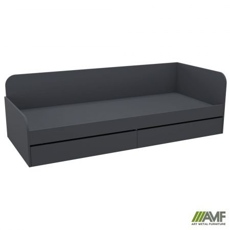 Ліжко односпальне City дві шухляди під матрац 1900х800 Антрацит Код товару: 221965