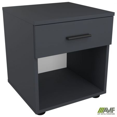 Тумба приліжкова City одна шухляда (400х400х450Н) Антрацит Код товару: 221959