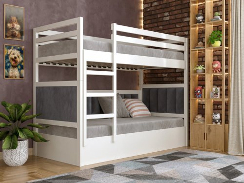 Двоярусне дитяче ліжко Бонні 90x200см+3500 грн бук