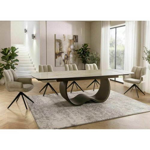 Стіл Casablanca Ceramic BEŻ MONT BLANC 198(274)X98см SIGNAL