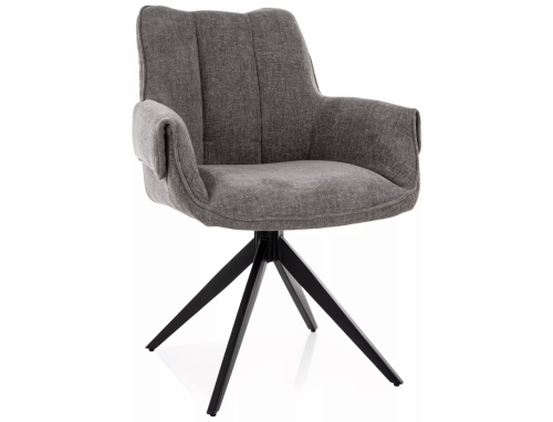 Gio крісло поворотне колір сірий  код GIOCSZ
