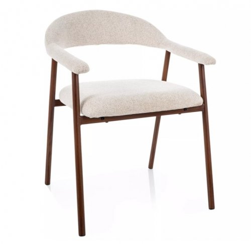 Крісло Lagos D Raven Signal світло-бежевий/горіх Артикул: LAGOSDRAORBE22