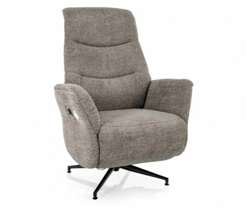 Крісло-реклайнер Nestor Raven Signal сірий Артикул: NESTORRASZ07