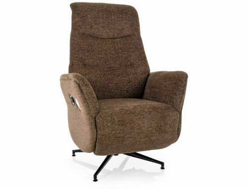 Крісло-реклайнер Nestor Raven Signal коричневий  Артикул: NESTORRACA45