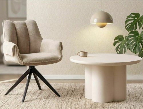 Стіл журнальний Rosalia Signal екрю Артикул: ROSALIAECFI80