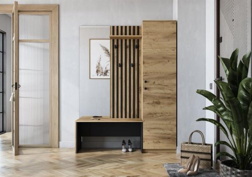 ZARIS Передпокій колір дуб злотий
розмір 150/40/198 cm