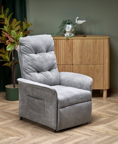 Крісло-реклайнер NAXOS HALMAR сірий