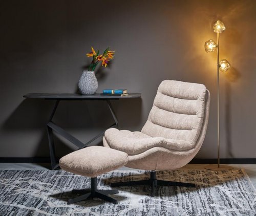 Крісло поворотне OLYMPIC HALMAR капучино