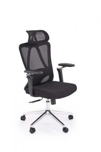 Крісло офісне поворотне RUFINO HALMAR чорний