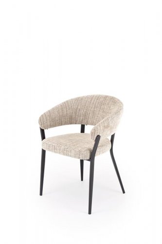 Крісло K609 HALMAR бежевий/чорний