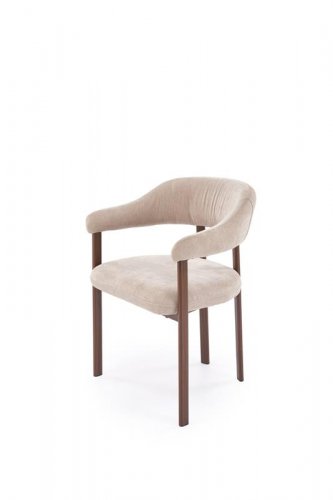 Крісло K616 HALMAR бежевий/горіх