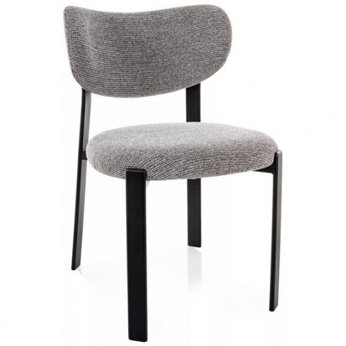 Стілець Rin Signal сірий/чорний