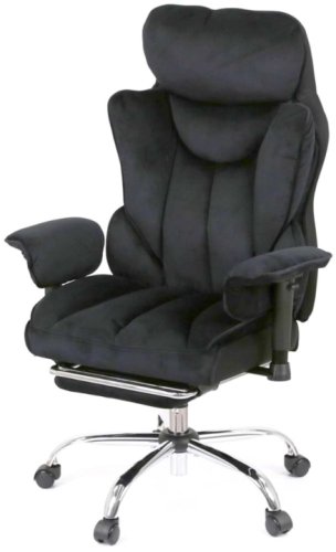 Крісло АКЛАС Бамбетель RL 10093H (Оксамит Чорний) Код: 00158596