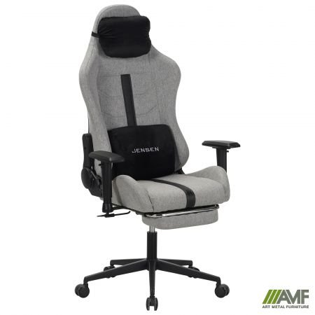 Крісло VR Racer Textile Jensen темно-сірий Код товару: 555774