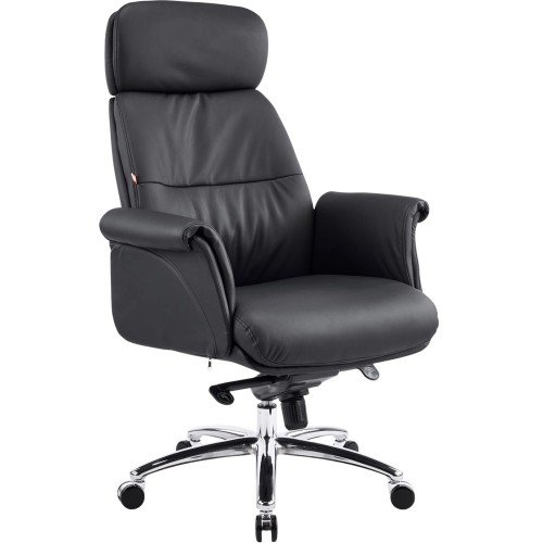 Крісло Драгобрат AL MB (Шкіра LC-A Black/PU Black) Код: 00179840