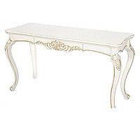 Консоль Classic 1525-3
Материал: массив гевеи
Цвет:BD – дуб молочный с позолотой
размер 1380х520х760