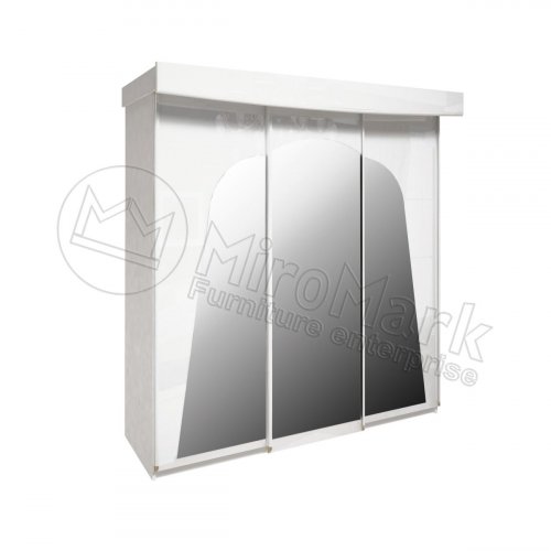 спальня Прованс, PV-25-WB Шафа -купе 2.5,розмір: 2.556x0.798x2.250 м.