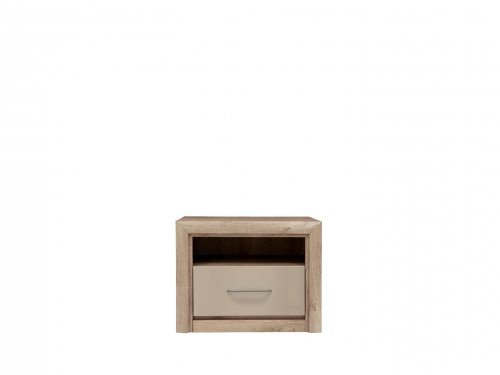 KOEN 2 Тумба прикроватная KOM1S
размер 58х46х40 см
цвет  дуб каньон\ грей полиск