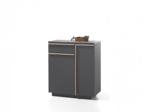 BRINDISI Комод  KOM2D1S/10/9
размер 85х98х40 см
цвет графит