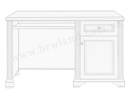 ВАЙТ Стол письменный  130 ГЕРБОР
размер 130х70х78 см
цвет ясень снежный/сосна серебрянная
