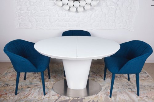 GEORGIA Стол обеденный
размер 120-150х85х75 см
цвет белый