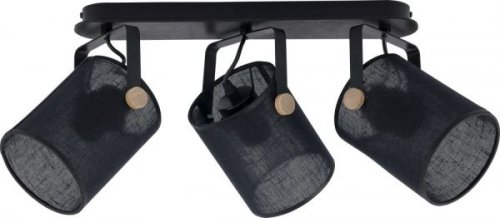 RELAX BLACK PLAFON Люстра 1783
розміри 26х43 см
матеріал метал, дерево, абажур
колір чорний