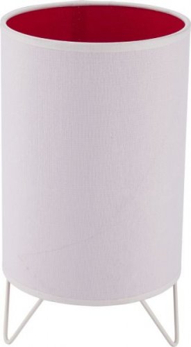 RELAX JUNIOR BIURKOWA Настільна лампа 2914
розміри 24х16 см
матеріал метал, абажур
колір білий із червоним