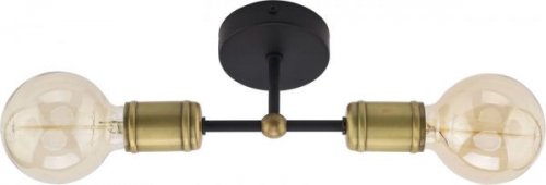 RETRO KINKIET Стельовий світильник
розміри 10х25х12 см
матеріал метал
колір бронза