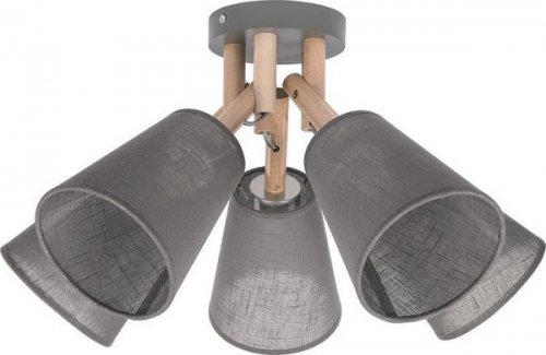 VAIO graphite 5 plafon Люстра 659
размеры 31х47 см
материал дерево, абажур
цвет серый